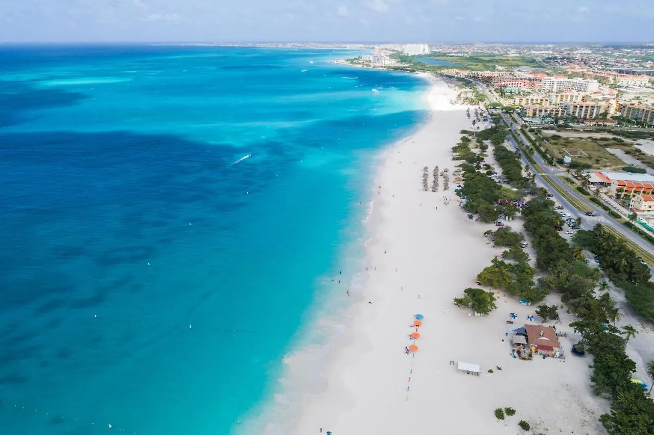 Ocean Front 8-Bedroom 7-Bath Sunset Views Malmok! Palm Beach Willa
